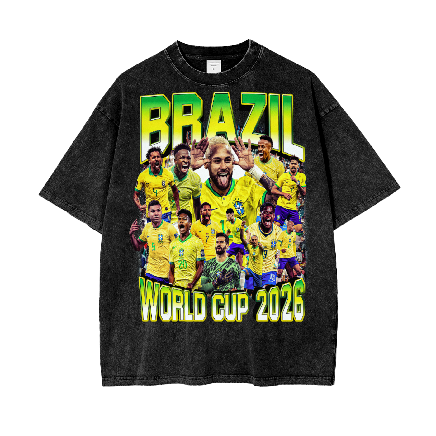 Oversize Washed Brazil WC Tee