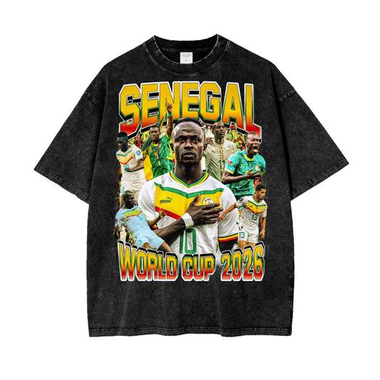 Oversize Washed Senegal WC Tee